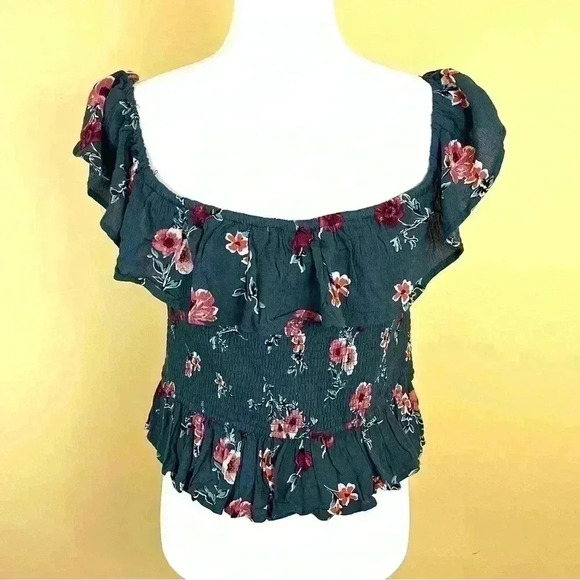 NWT B.O.G. Collective Evergreen Sleeveless Rouge Off Shoulder Peasant Top SizeXL - Picture 6 of 13